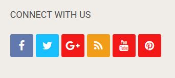 How to add social icons widget on website or blog? | Add stylish social ...