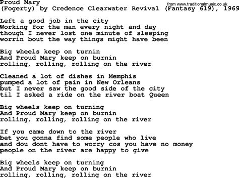 Proud Mary Guitar Chords
