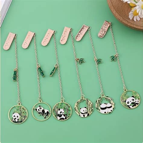 Panda Metal Hanging Bookmark