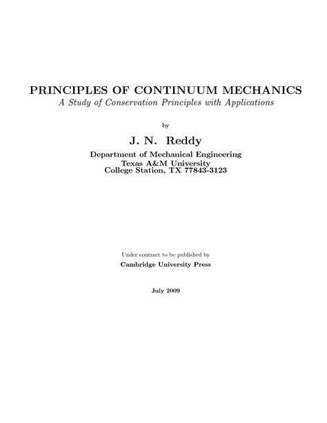 16-Principles-of-Continuum-Mechanics by JN Reddy - PRINCIPLES OF ...