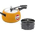 Buy Hawkins Contura Ceramic Coated 5 LTR Mustard Yellow Pressure Cooker ...