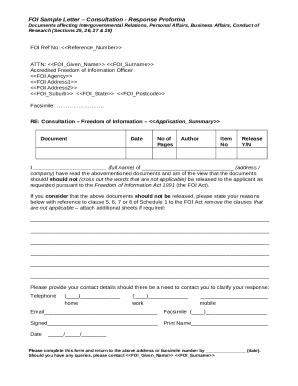 20111014 FOI SAMPLE LETTER - Consultation - Response Proa Final V1 ...