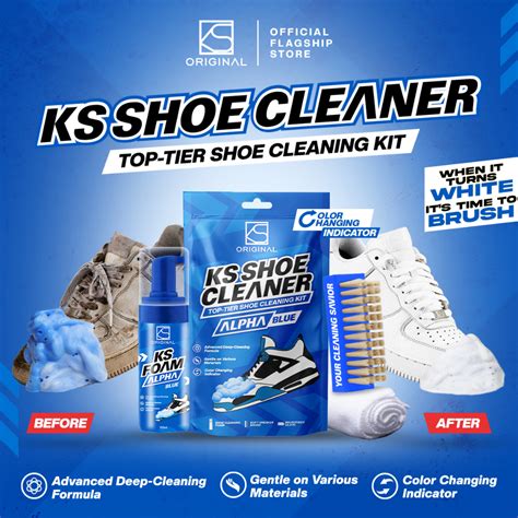 KS Shoe Cleaner Set Premium KS Foam Sneakers Dry Cleaning Kit With Shoe ...