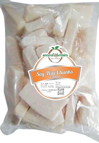 Wood & Berries -900 Grams Soy Wax Chunks AA+ Grade| Pure Soy Wax for ...