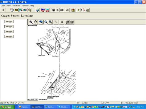 Image result for 1998 Lexus GS 300 Location of O2 Sensor