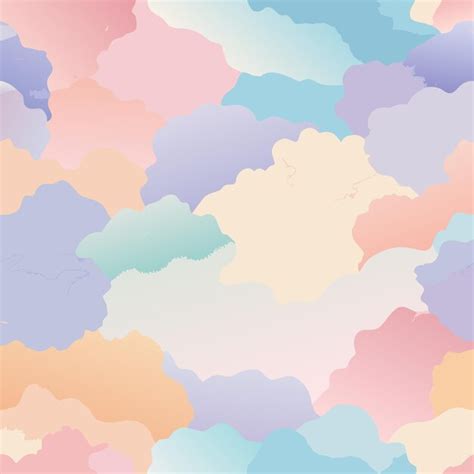 A colorful background with clouds and the word cloud | Premium AI ...
