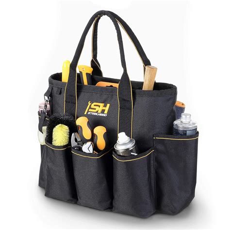 STEELHEAD 14-Inch Open Top Tool Tote Organizer, Heavy-Duty Reinforced ...