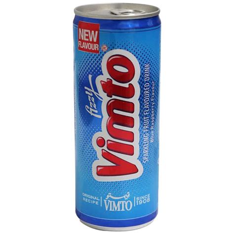 Buy Vimto Blue Raspberry Flavored Sparkling Fruit Flavoured Drink Can ...