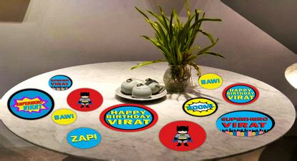Buy Super Hero Theme Birthday Party Table Confetti | Party Supplies ...