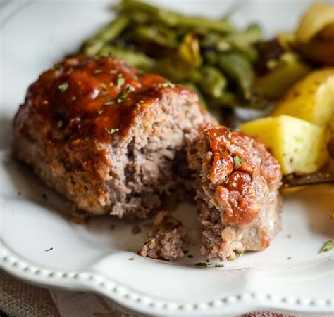 Sheet Pan Mini Meatloaf and Vegetables Recipe - Mommy Hates Cooking