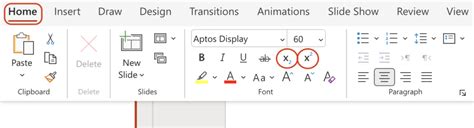 Image result for Subscript in Windows PowerPoint