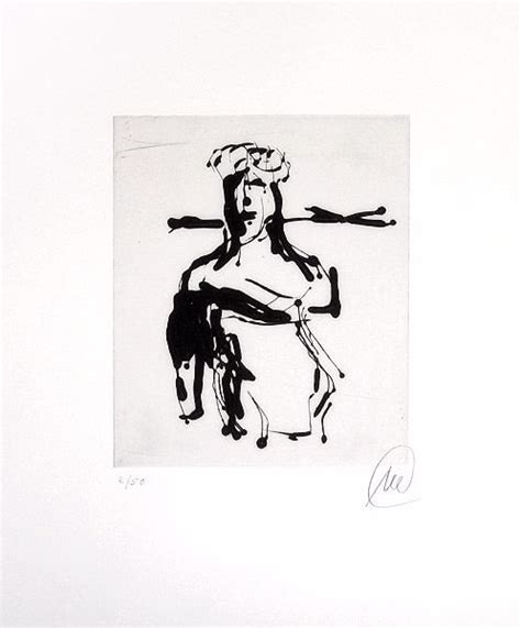 Markus Lüpertz Print Etching o.T. (Ulysees) For Sale ARTEDIO