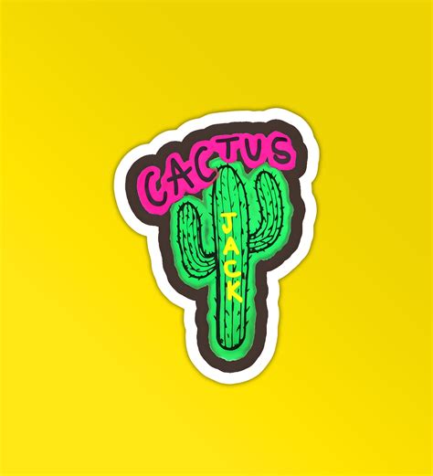 Cactus Jack Sticker – Peeekaboo