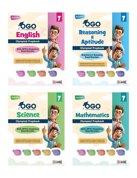 Buy Class 7 Olympiad Books (Math, English, Science & Reasoning) for ...