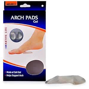 Buy Aktive Life Orthotic Plantar Fascistic Silicon Gel Heel Foot Pad ...