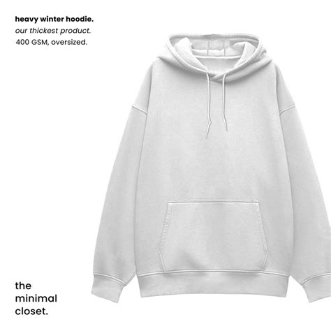 THE HEAVY WINTER HOODIE [400 GSM, Fleece Inside] [OVERSIZED] – The ...