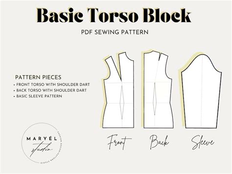 Image result for Sewing Bodice Block