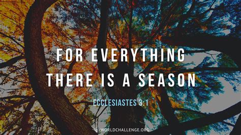 Ecclesiastes 3:1 | worldchallenge.org