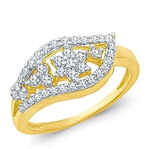 Buy Eldora (PRG02019-A) 18 Kt Gold PLadiested With American Diamond ...