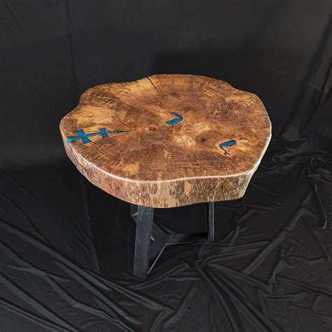 Blue Eyes - Wooden Cookie Table – Tekton India