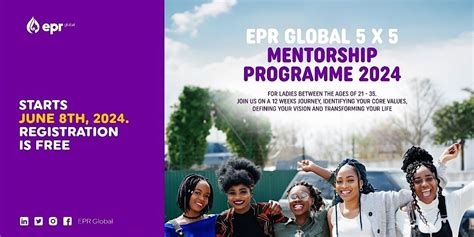 EPR Global 5X5 Mentorship Program 2024, 8 June 2024 | AllEvents.in