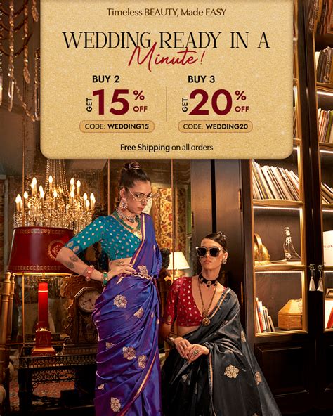 One Minute Saree | Ready to Wear Saree India | Pre-stitched Saree – ONE ...