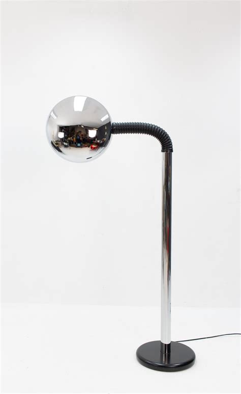 Vintage Chrome Goose Neck Floor Lamp at 1stDibs | vintage gooseneck ...