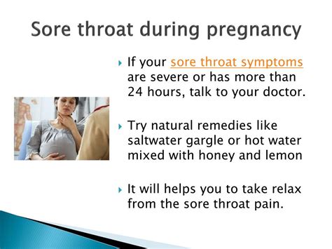 PPT - How To Treat Sore throat During pregnancy? PowerPoint ...