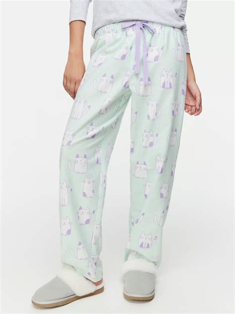 Cats Flannelette Pj Pant Multi - Peter Alexander Online