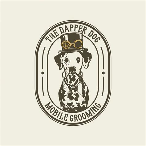 The Dapper Dog Grooming Logo | Freelancer