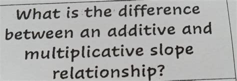 Image result for Multplicative vs Additive Graph