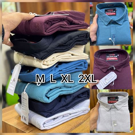 (Combo of 3) CK Linen Pure Cotton Plain Shirts Rs. 1050 – NAGA CLOTHING