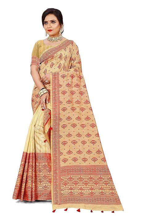 SKIRAN’S Assamese Machine-Weaving Poly Mekhela Chador Saree - Dn16 ...