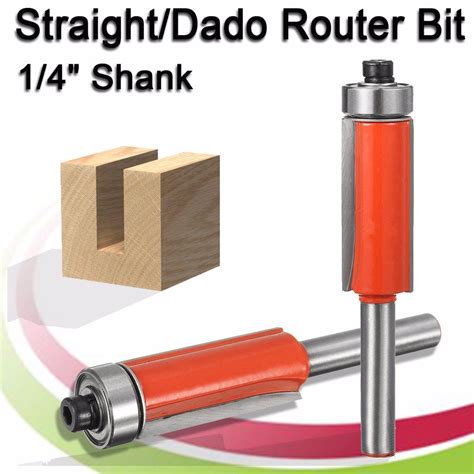 Buy 1/4" Shank Straight/Dado Router Bit 3/8"W X 3/4"H Woodworking ...