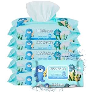 Amazon.in: Buy Kiddicare Baby Wipes Water Based - 432 Wipes (Pack of 6 ...