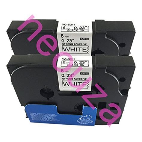 NEOUZA 2PK Compatible for Brother P-Touch Laminated TZe TZ Label Tape ...
