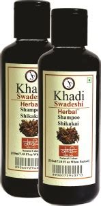 SWADESHI HERBAL Shikakai Shampoo, Natural Hair Nourishment & Root ...