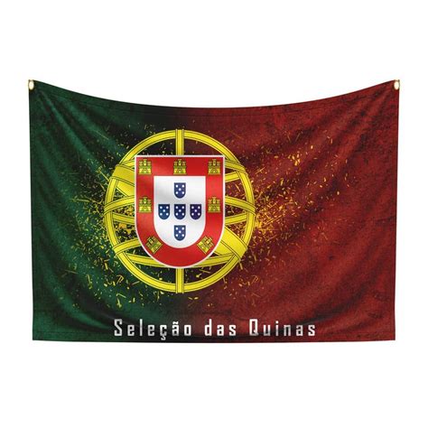 Lamron Hanging Fabric Portugal Football Team For Win Flag Basic ...