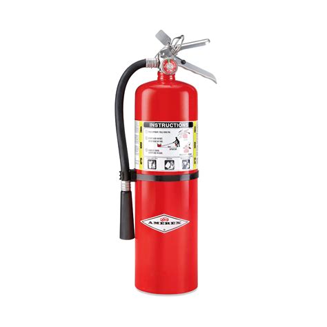 Rechargeable Fire Extinguisher - Class ABC, 10 lb - Prudential Alarm ...