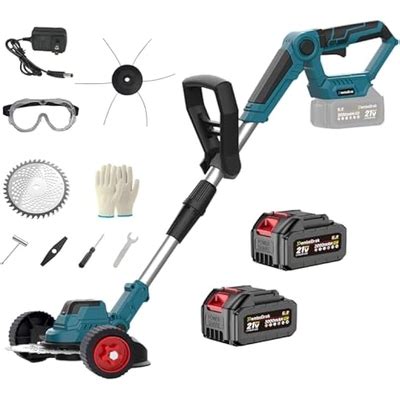 Pembodrok Electric Weed Wacker with Wheel Brushless Cordless India | Ubuy
