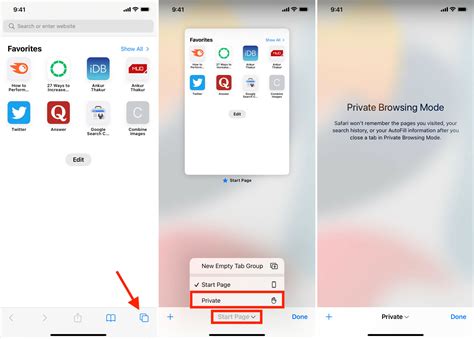 4 quick ways to open Safari Private Tab on iPhone in iOS 15