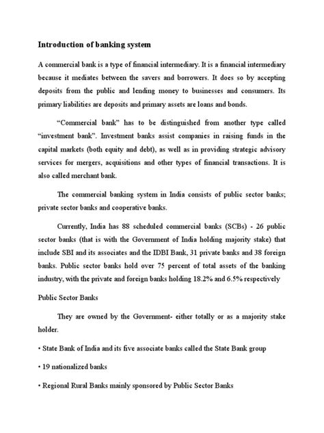 Image result for Banking Introduction Project PDF