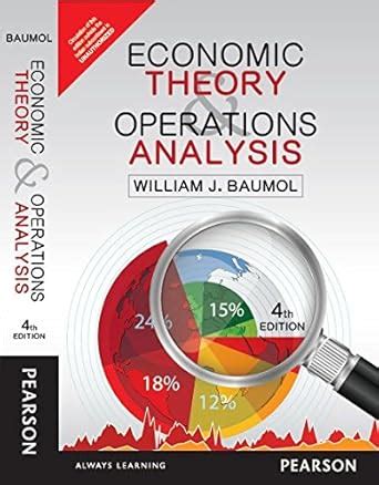 Buy ECONOMIC THEORY AND OPERATIONS ANALYSIS, 4TH EDN Book Online at Low ...