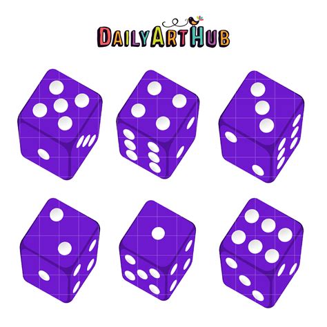 Casino Dice Clip Art Set – Daily Art Hub // Graphics, Alphabets & SVG