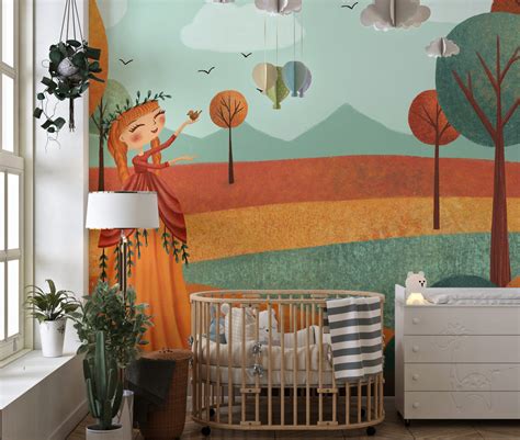 Autumn Barbie Landscape Fairy Girl Wallpaper - Giffywalls