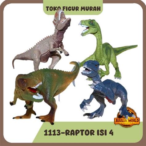 Promo Jurassic Dinosaurus Raptor isi 4 - Jakarta Utara - TokoFigurMurah ...