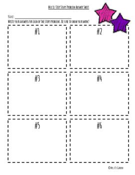 Image result for Multi-Step Story Problems