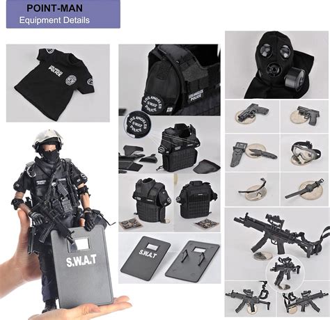 Buy 1/6 Scale SWAT Action Figures(12inch), Highly Detail Army Military ...