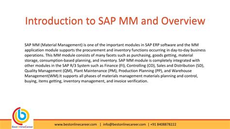 Image result for SAP mm Overview
