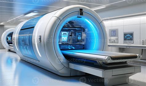 advanced X-ray scan machine in a futuristic hospital or healthcare lab. 26365811 Stock Photo at ...